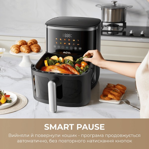 Фото - Мультипечь Mova AeroChef FD10 Pro Max Black (MOVA-FD10-PMAX-B)